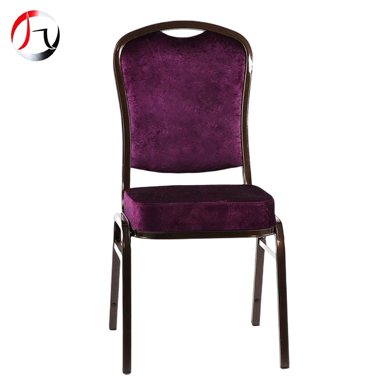 MHJ furniture - Modern Cheap High Quality Purple Restaurant Dining Room Chairs Hotel Furniture Banquet Chair Aluminum chair 1