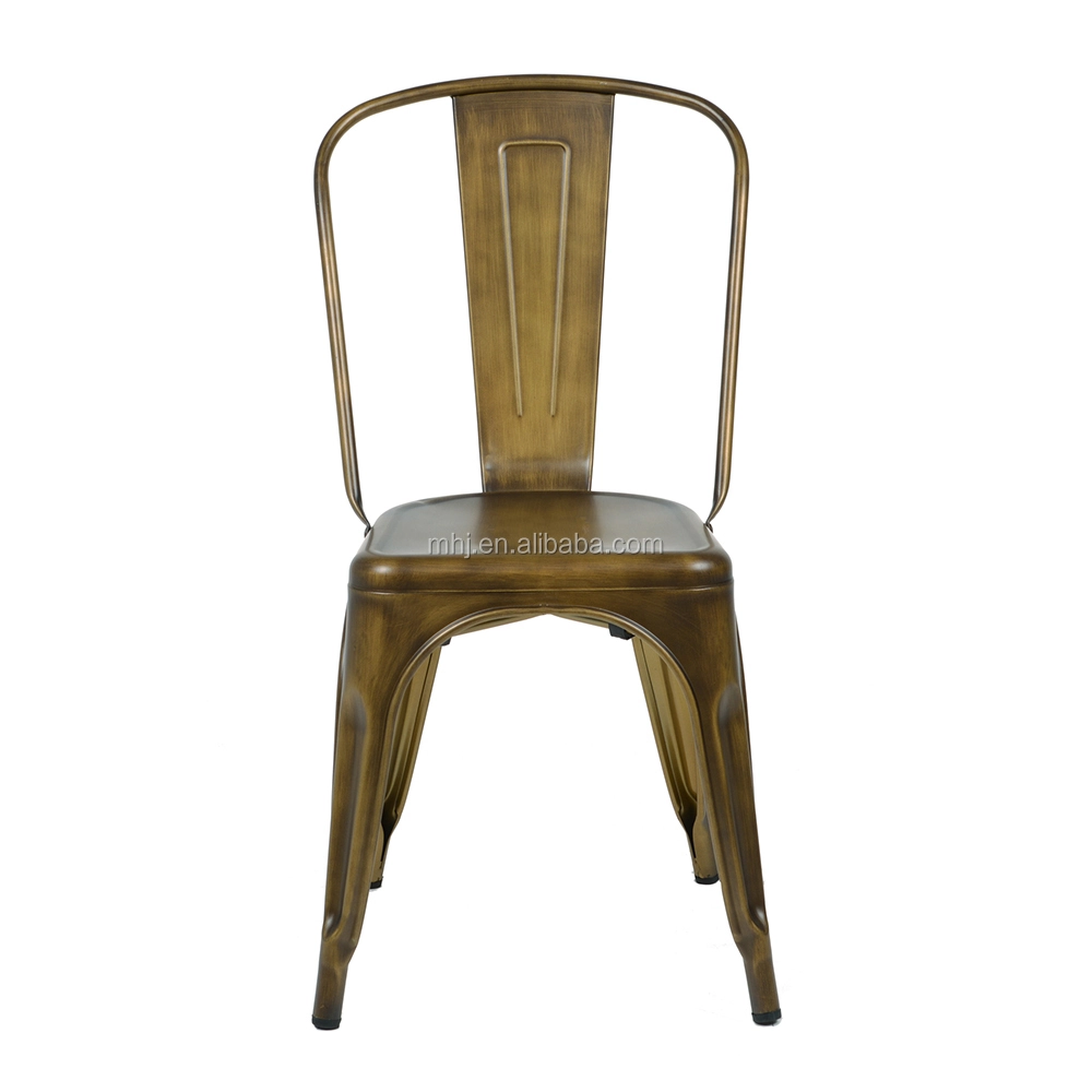 MHJ furniture - Newest Colorful French Tolix Stacking High Back Metal Industrial Design Chair Leisure chair 1