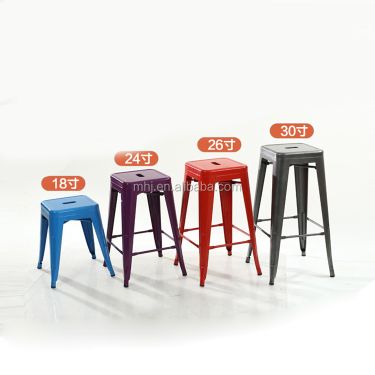 MHJ furniture - Cheap Price Metal Restaurant Bar Stool Industrial Desgin Tolixs Chair Leisure chair 13