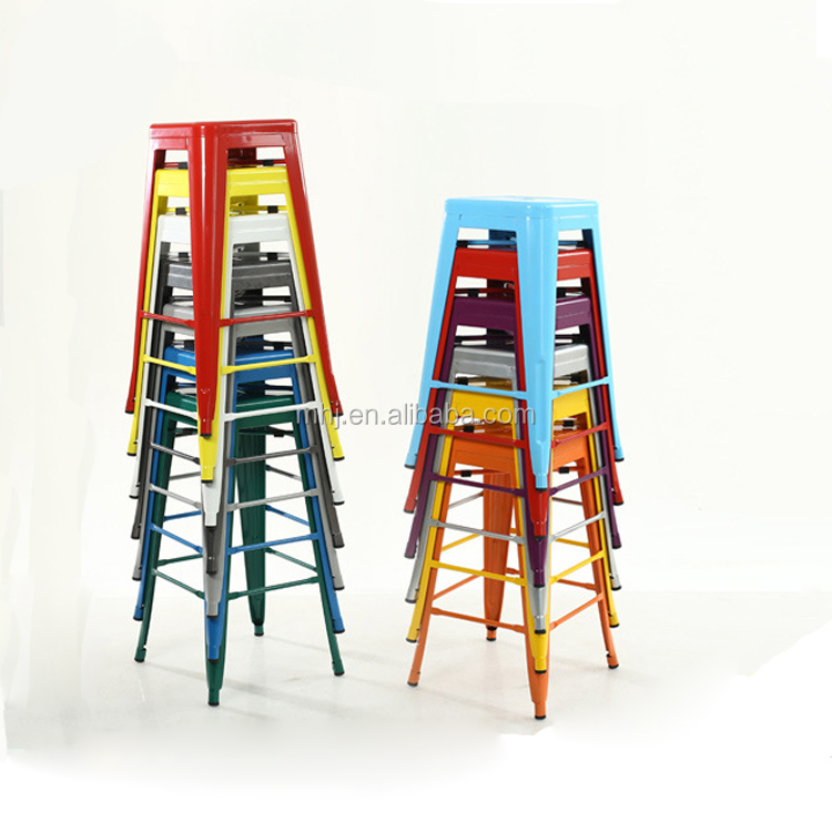 MHJ furniture - Cheap Price Metal Restaurant Bar Stool Industrial Desgin Tolixs Chair Leisure chair 12