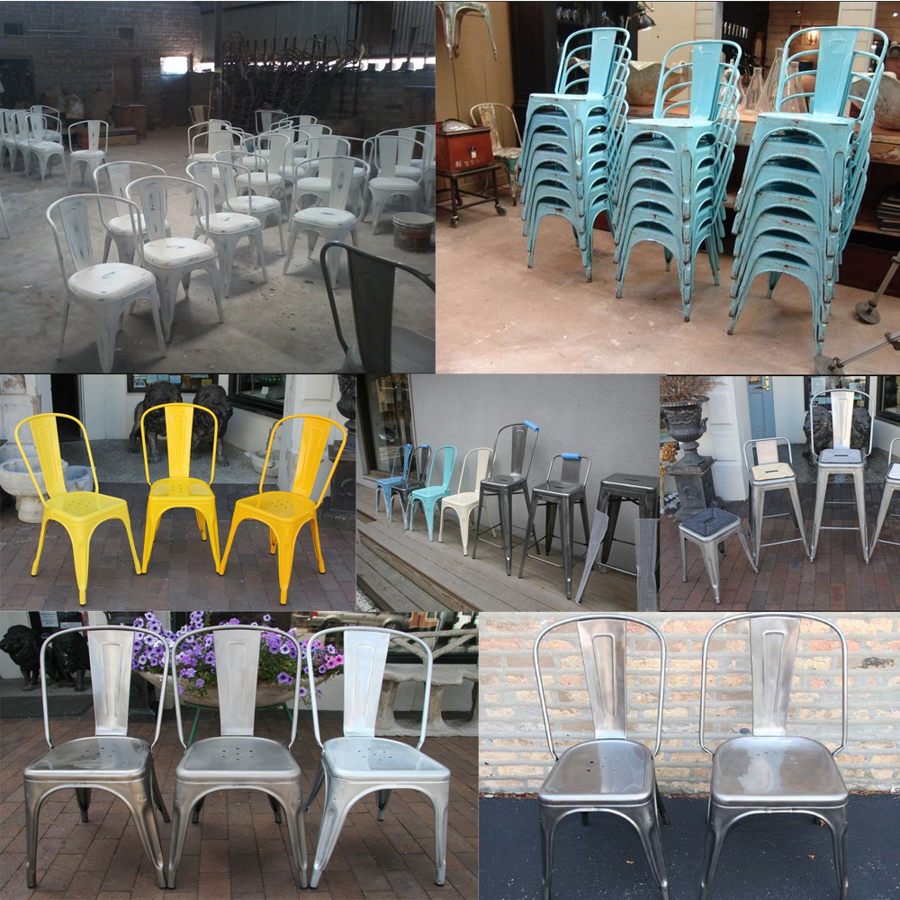 MHJ furniture - Wholesale Xavier Pauchard Cafe Used Metal Vintage Chair Bar chair 14