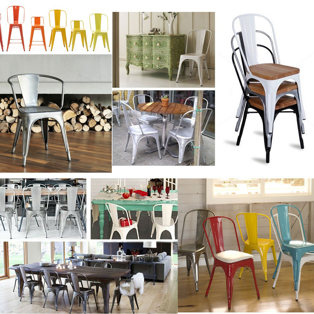 MHJ furniture - Wholesale Xavier Pauchard Cafe Used Metal Vintage Chair Bar chair 16