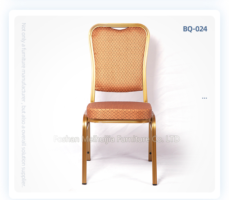 Event banquet bridal chairs aluminum frame hotel furniture 6cm thick high density mold seat foam chair