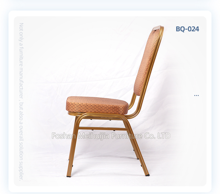 Event banquet bridal chairs aluminum frame hotel furniture 6cm thick high density mold seat foam chair
