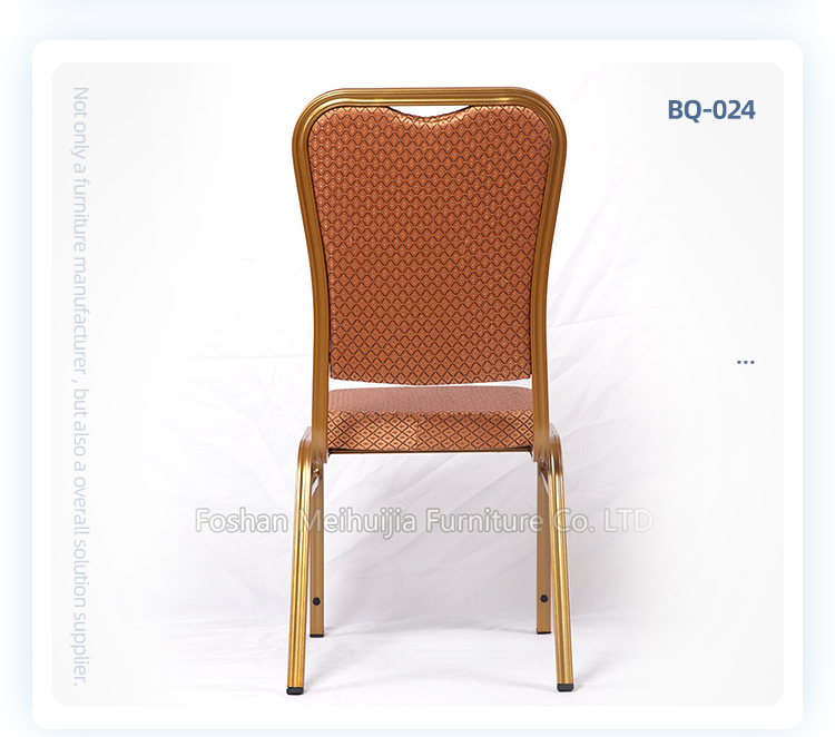 Event banquet bridal chairs aluminum frame hotel furniture 6cm thick high density mold seat foam chair