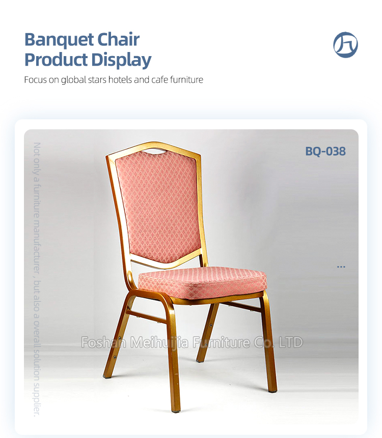 aluminum stackable church banquet chair for sale