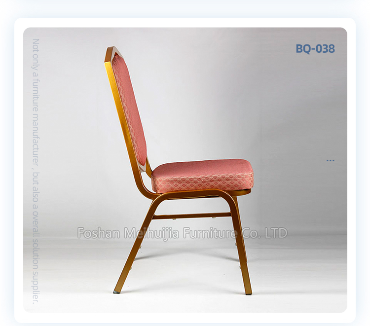 aluminum stackable church banquet chair for sale