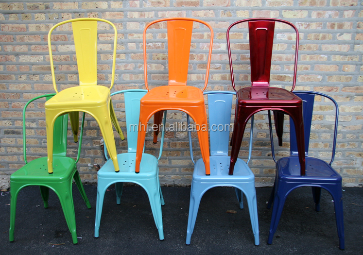 MHJ furniture - French Style Retro Cafe Tolixs Stool Barstool Leisure chair 8