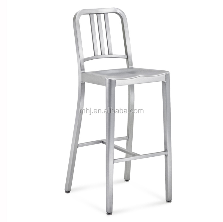 MHJ furniture - Hot Sale Antique Style Stackable Iron Tolixs Navy Bar Wedding Chair Leisure chair 10