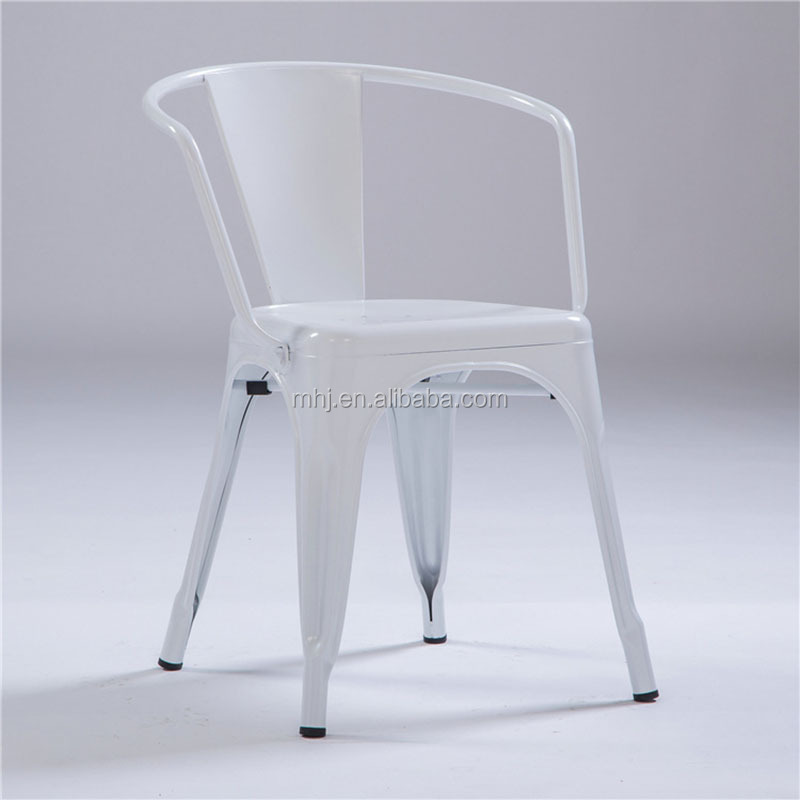 MHJ furniture - Multicolor Antique Iron Stackable Cafe Shop Bistro Tolixs Chair Leisure chair 13