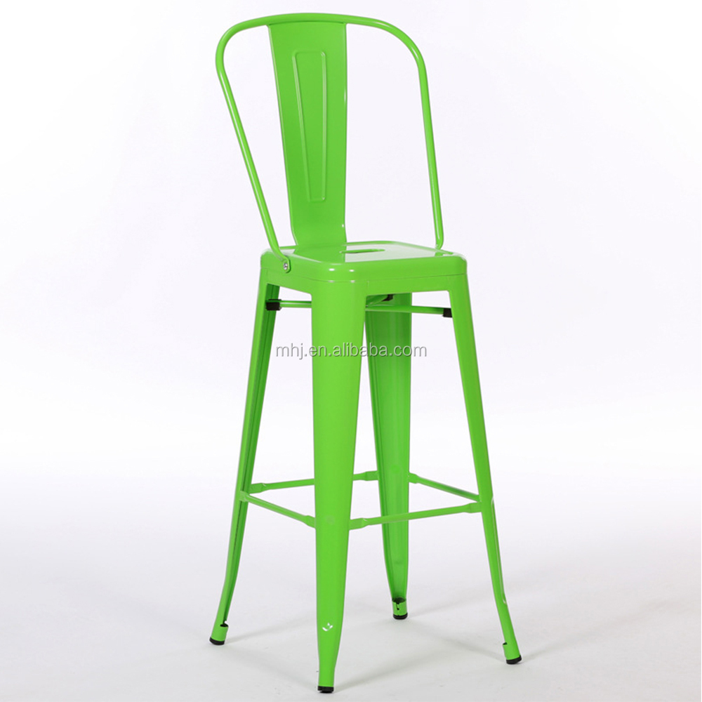 MHJ furniture - French Style High Back Tolixs Metal Dining Chair Cafe Bar Bistro Chairs Leisure chair 12