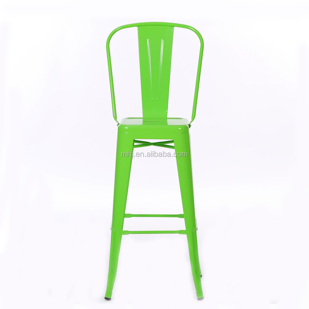 MHJ furniture - French Style High Back Tolixs Metal Dining Chair Cafe Bar Bistro Chairs Leisure chair 13