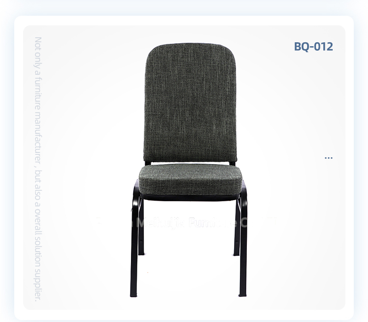 Wholesale interlocking fireproof banquet hall chairs durable black seat hotel restaurant chair