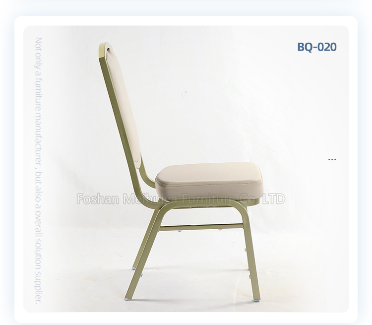 Wholesale 5 star hotel party chairs stackable aluminium fabric upholstered padded throne banquet chair