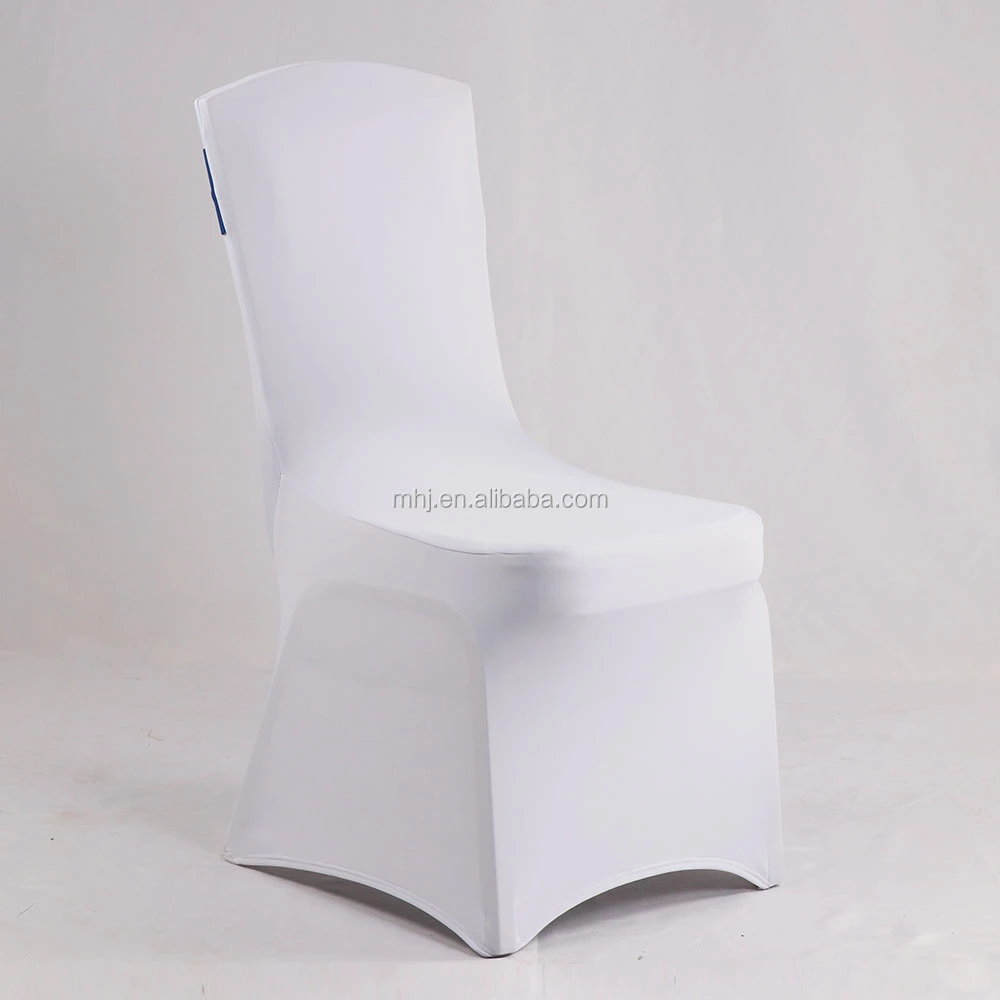 MHJ furniture - High Quality White 280g Thick Elastic Spandex Hotel Banquet Chair Cover Chair cover/Table cloth/Napkins/Sash 1