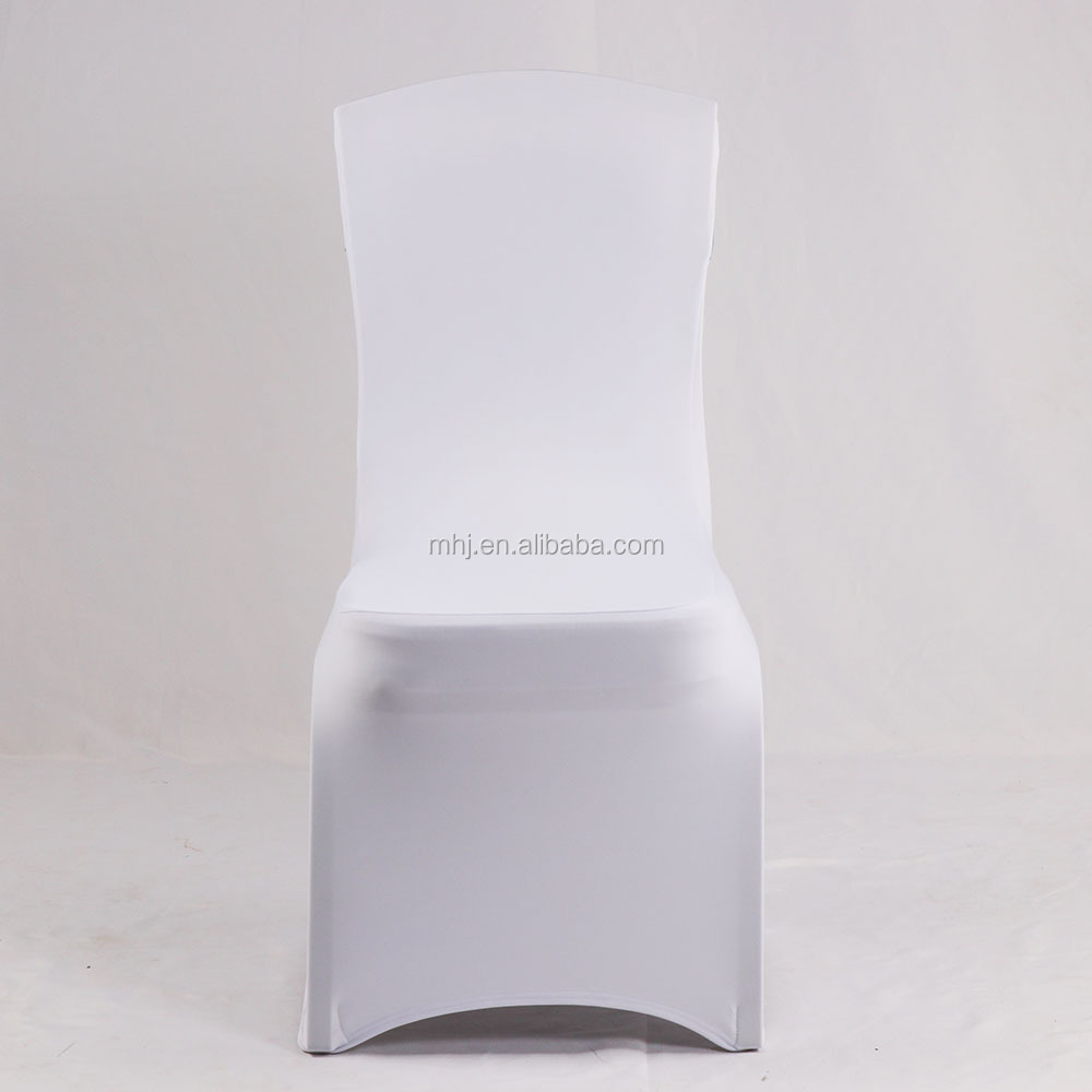 MHJ furniture - High Quality White 280g Thick Elastic Spandex Hotel Banquet Chair Cover Chair cover/Table cloth/Napkins/Sash 9