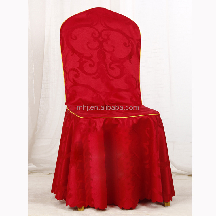 MHJ furniture - Newest Hotel Banquet Ruffled Champagne Polyester Chair Cover Chair cover/Table cloth/Napkins/Sash 9