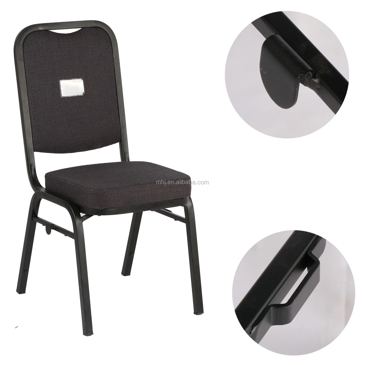 MHJ furniture - High Quality Wholesale Factory Used Stacking Interlocking Hotel Banquet Chairs Conference Chairs Exhibition Center Chairs Banquet chair 1