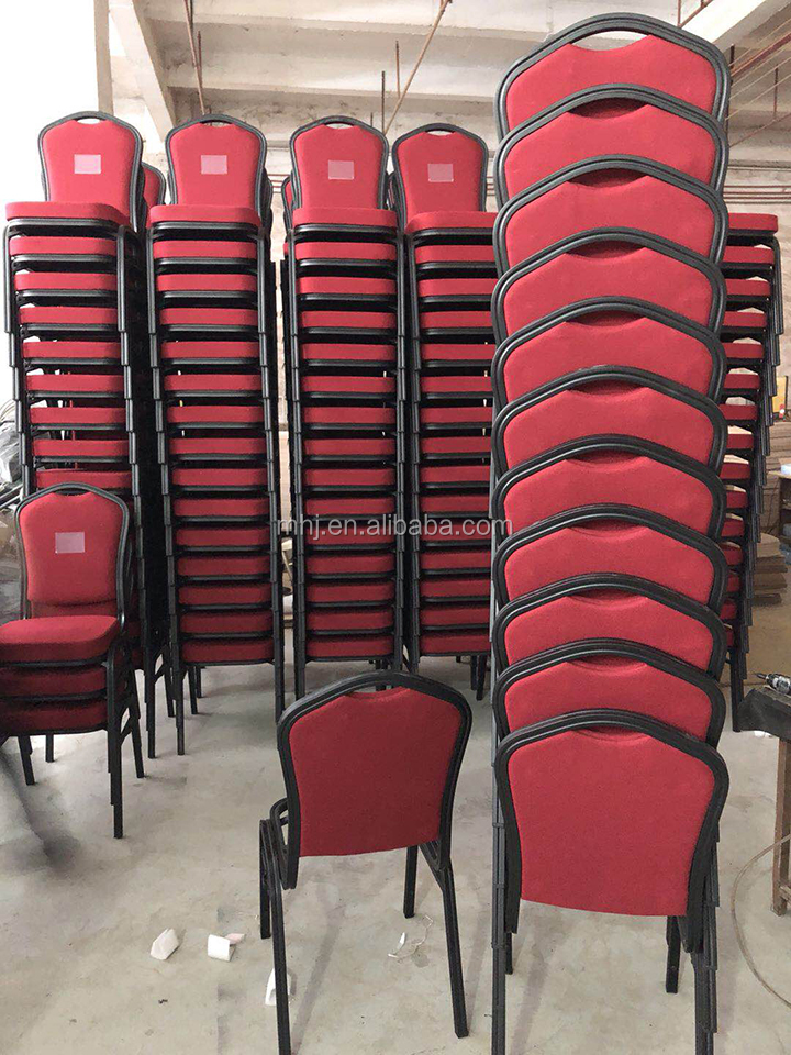MHJ furniture - High Quality Wholesale Factory Used Stacking Interlocking Hotel Banquet Chairs Conference Chairs Exhibition Center Chairs Banquet chair 15
