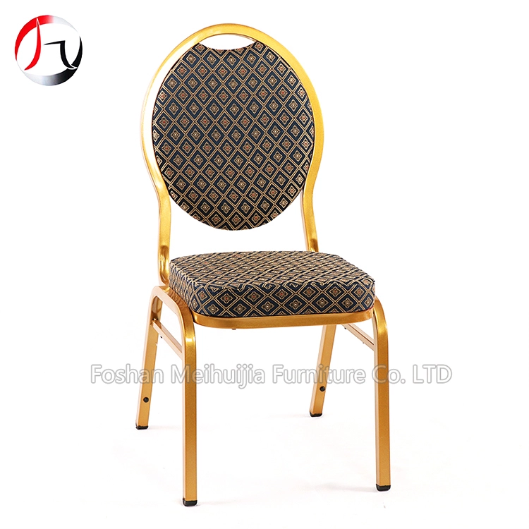 MHJ furniture - High Quality Round Back Iron Banquet Chair For Hotel Wedding Party Steel/iron chair 1