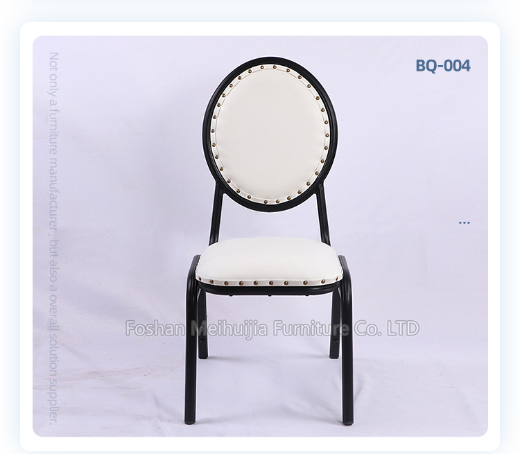 aluminum padded sturdy restaurant banquet hall chair