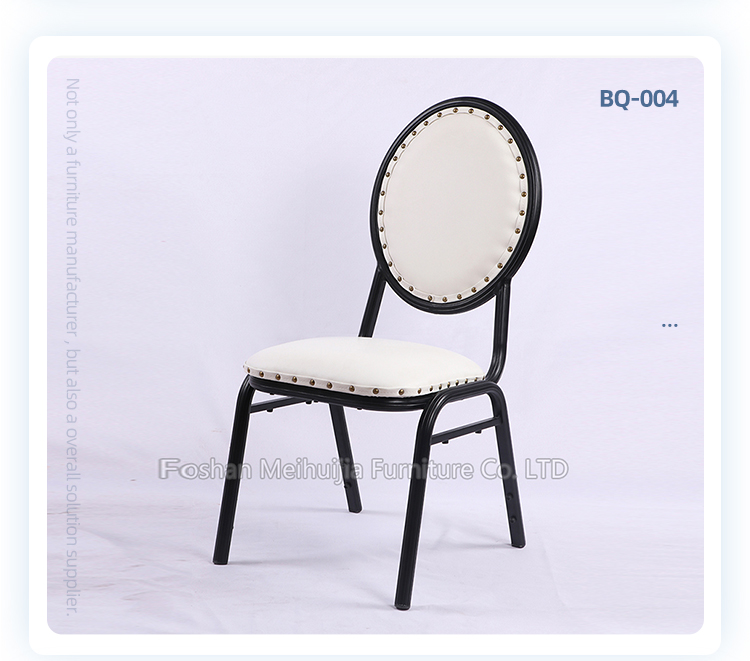 aluminum padded sturdy restaurant banquet hall chair