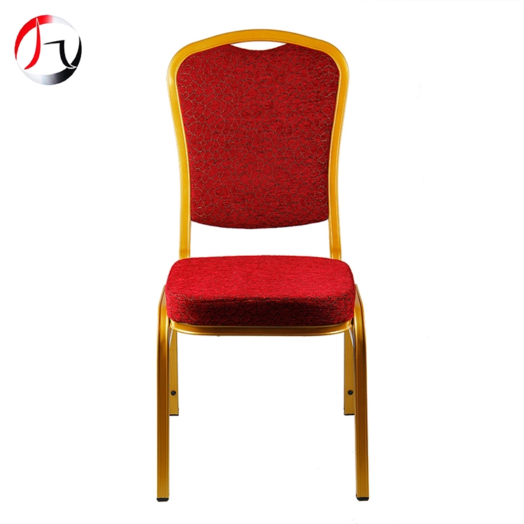 MHJ furniture - Restaurant Furniture Aluminum Banquet Stacking Chair With With High Density Mold Foam Seat Pad Aluminum chair 1