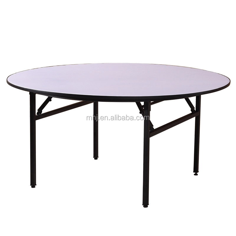 MHJ furniture - Factory Wholesale Folding Pvc Hotel Banquet Dining Party Table Plastic chair and table 1