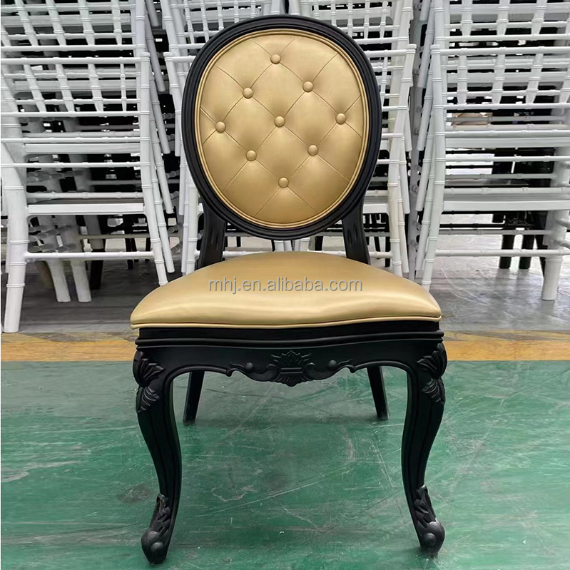 MHJ furniture - Stackable Party Rental Pp Plastic Louis Banquet Event Wedding Chair Plastic chair and table 7