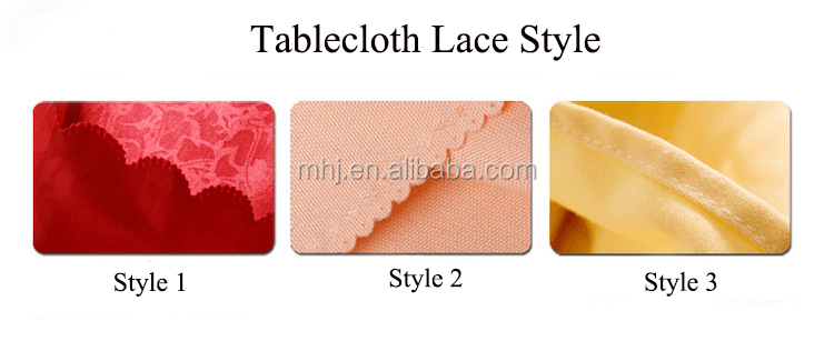 MHJ furniture - Factory Wholesale Polyester Hotel Round Table Clothes Table Cover Chair cover/Table cloth/Napkins/Sash 11