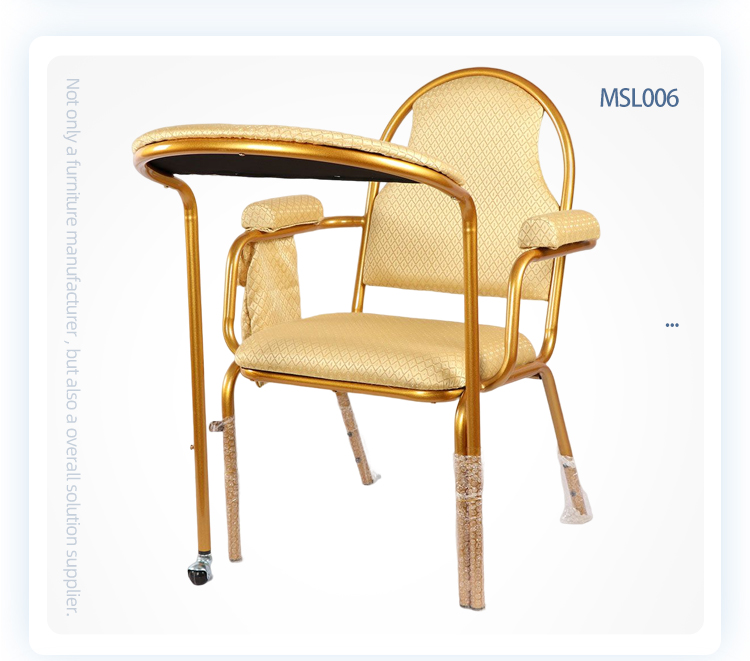 Cheap price iron stackable muslim islam prayer chair with movable panel