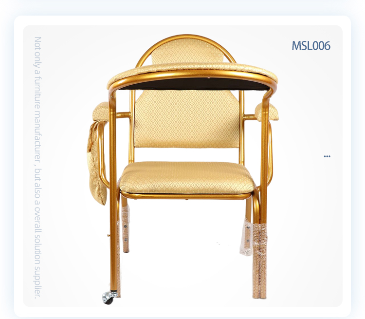 Cheap price iron stackable muslim islam prayer chair with movable panel