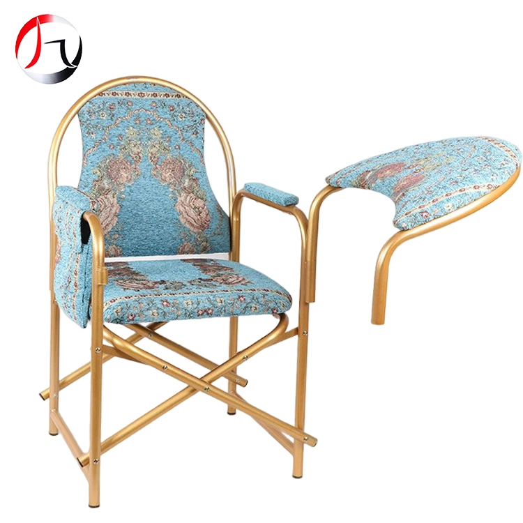 MHJ furniture - Factory Price Portable Folding Advanced Metal Mosque Muslim Prayer Chair Muslim chair 1
