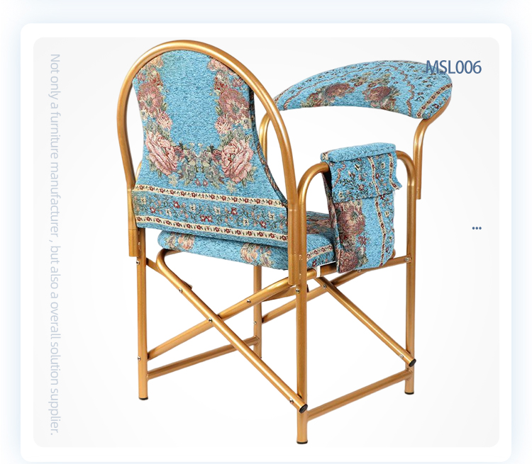 Factory price portable folding advanced metal mosque muslim prayer chair