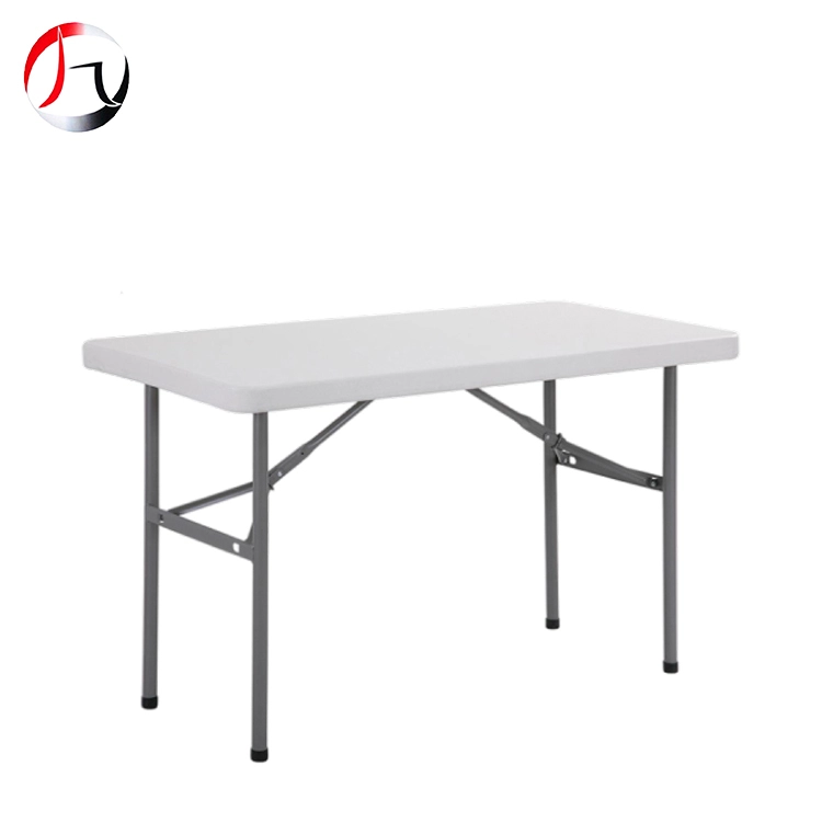 MHJ furniture - Outdoor Folding 4-foot White Hdpe Rectangle Folding Table For Event Plastic chair and table 1