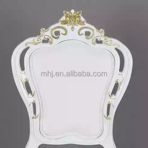 MHJ furniture - Stackable Royal Banquet Dining Resin Ghost Chair Louis Chair Plastic chair and table 9