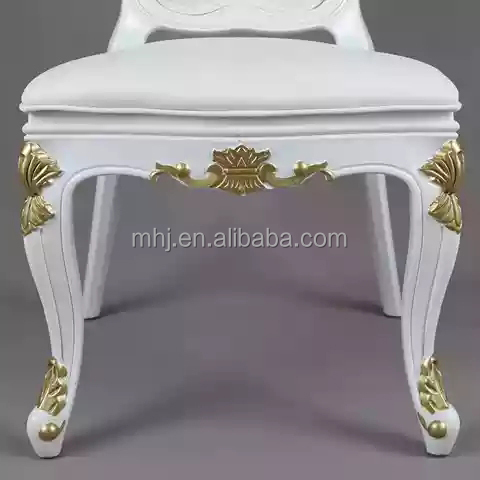 MHJ furniture - Stackable Royal Banquet Dining Resin Ghost Chair Louis Chair Plastic chair and table 10
