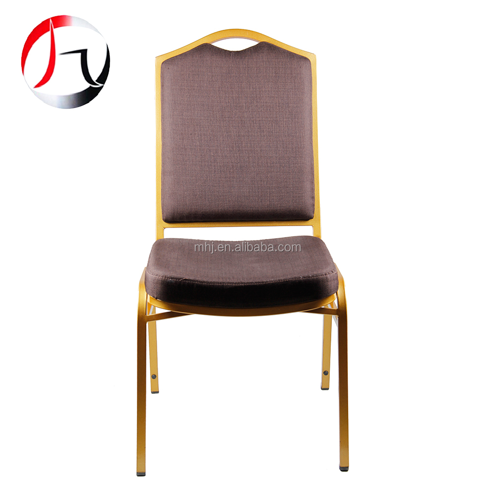 MHJ furniture - 2023 Hot Sale Stackable Aluminum Hotel Wedding Banquet Chair Banquet chair 8