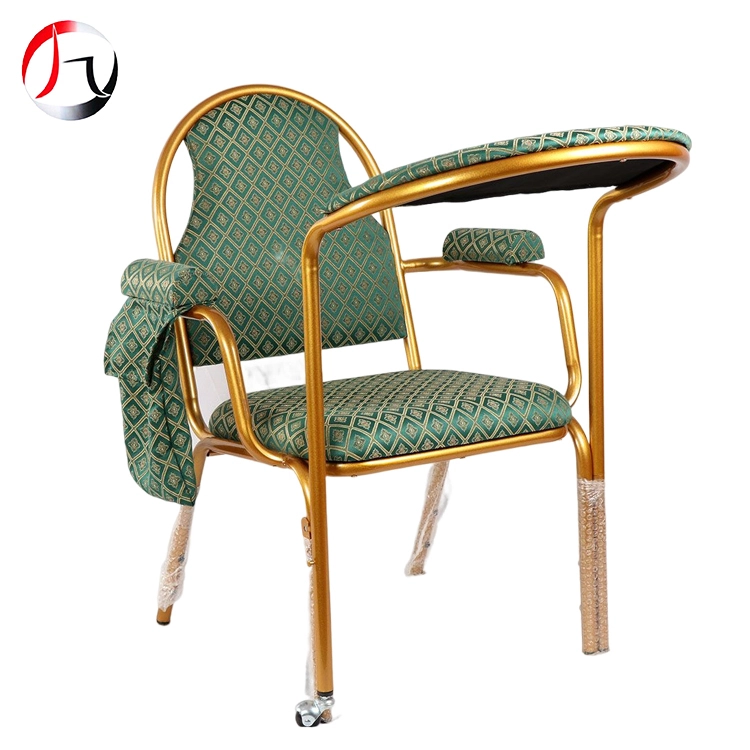 MHJ furniture - New Design Green Church Islamic Mosque Muslim Prayer Chair With Arms Muslim chair 1