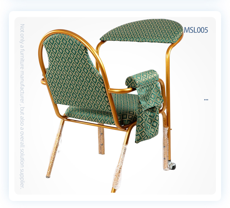 New design green church Islamic mosque muslim prayer chair with arms