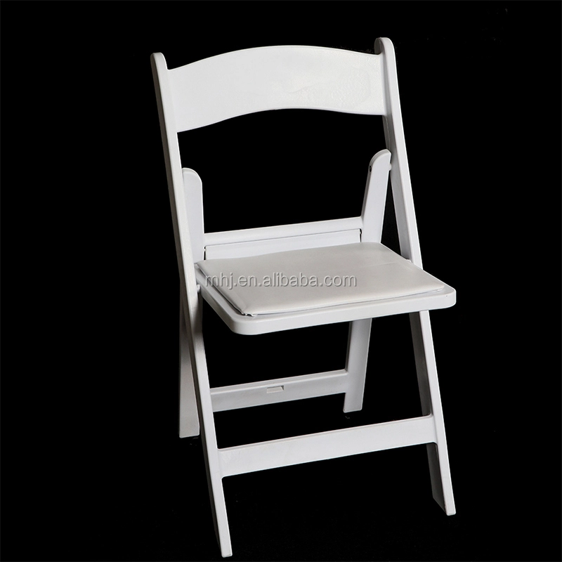 MHJ furniture - Portable Plastic White Folding Wedding Chairs Plastic chair and table 1