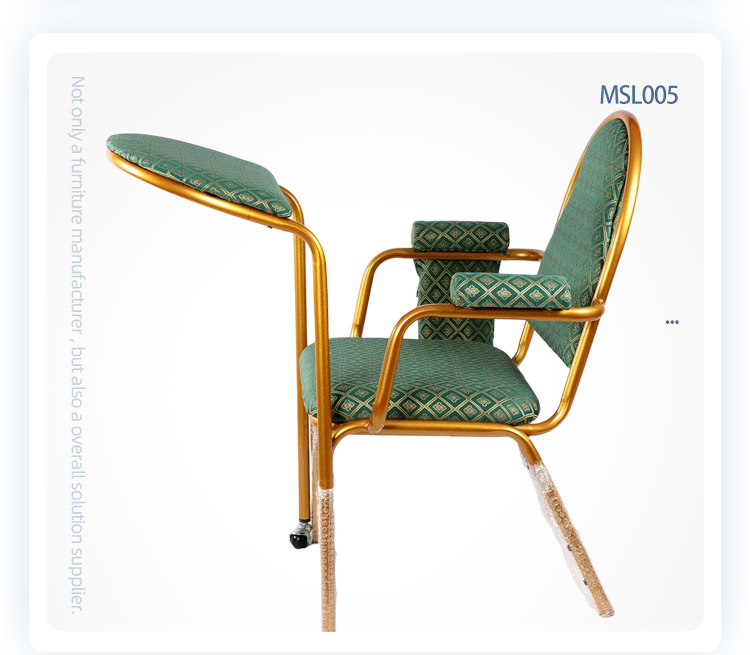 New design green church Islamic mosque muslim prayer chair with arms