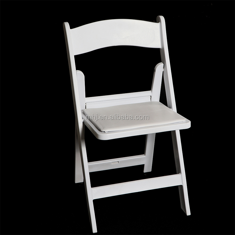 MHJ furniture - Portable Plastic White Folding Wedding Chairs Plastic chair and table 9