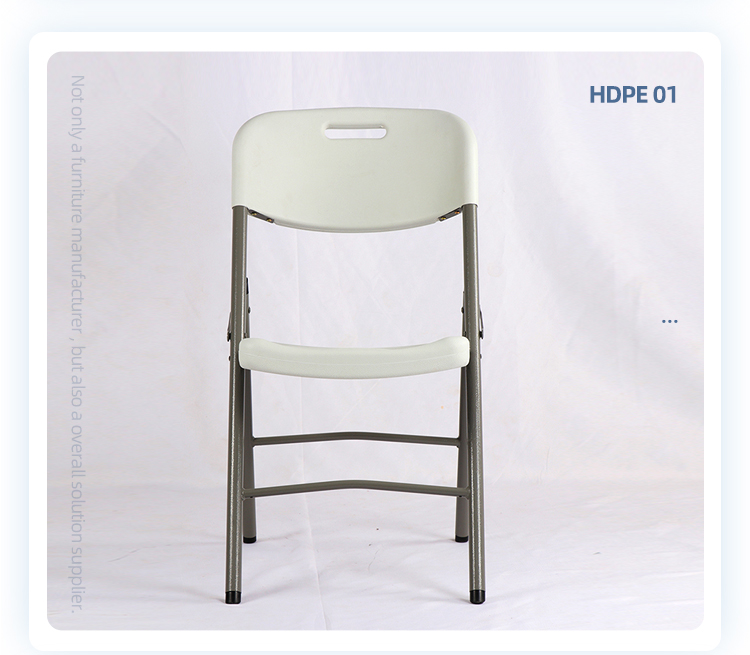 HDPE outdoor wedding folding plastic chairs