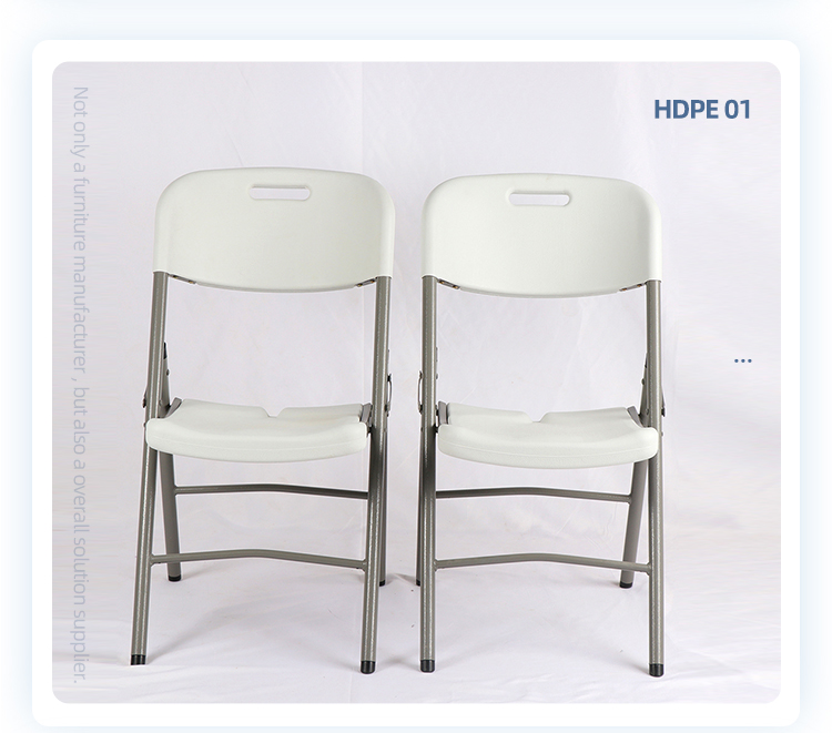 HDPE outdoor wedding folding plastic chairs