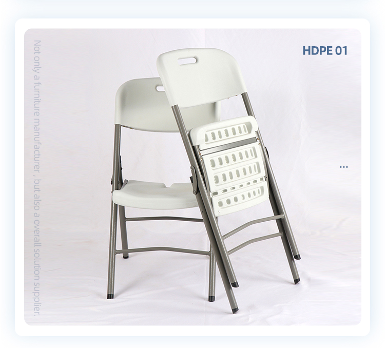 HDPE outdoor wedding folding plastic chairs
