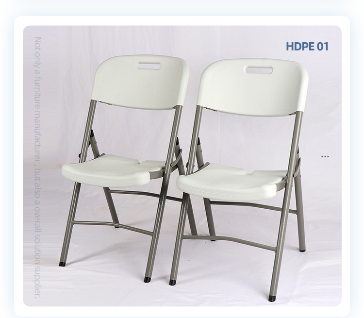 HDPE outdoor wedding folding plastic chairs