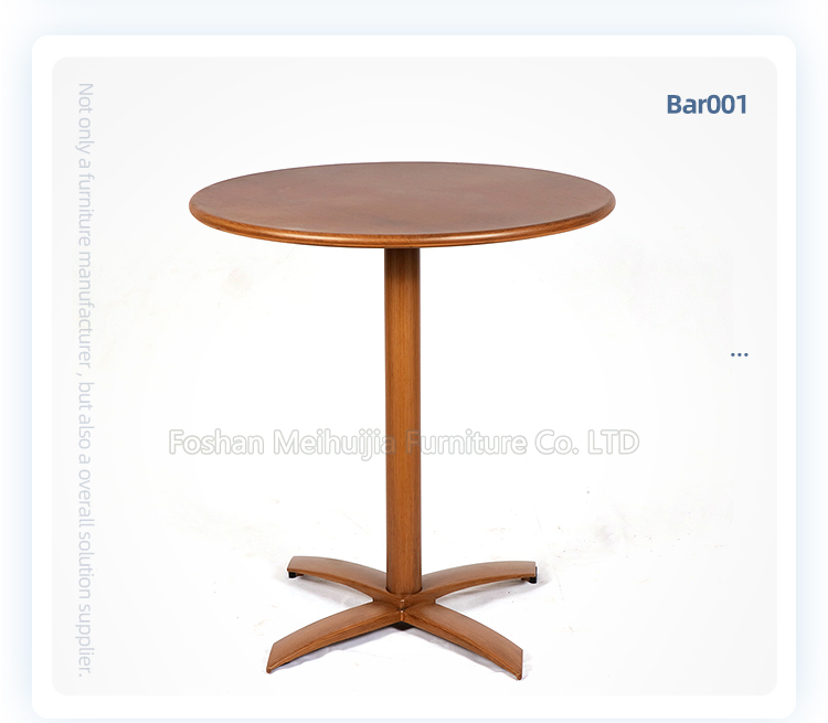 Patio outdoor folding portable aluminum cafe hotel round cocktail bar table
