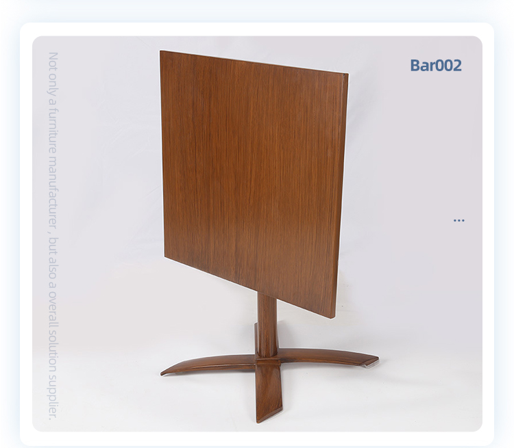 High quality indoor outdoor square steel bistro bar coffee restaurant table