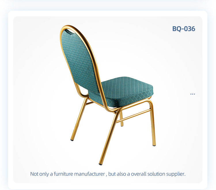 Modern design metal hotel restaurant wedding banquet room stackable chair without armrest